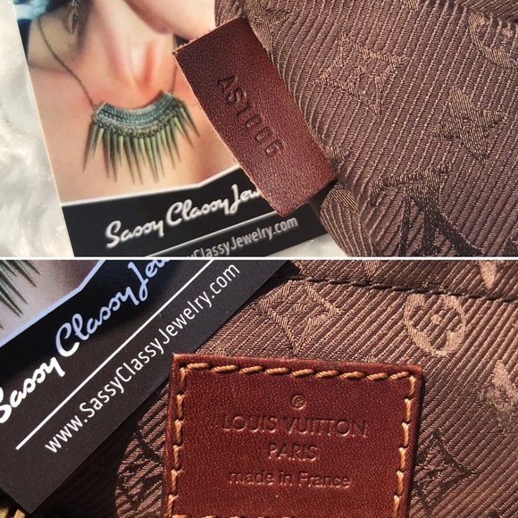 Authentic Louis Vuitton Monogram Leather Bag Purse - Picture 6 of 9